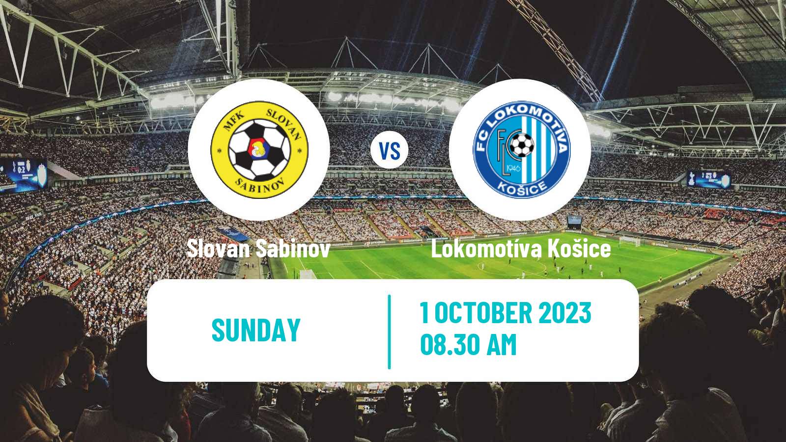 Soccer Slovak 4 Liga East Slovan Sabinov - Lokomotíva Košice