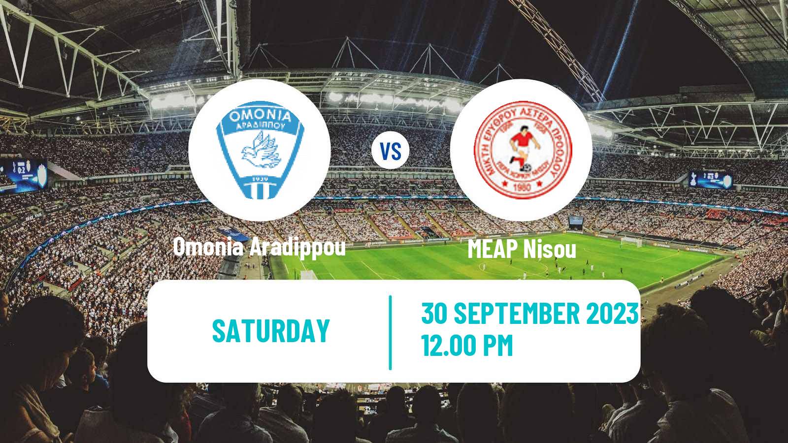 Soccer Cypriot Division 2 Omonia Aradippou - MEAP Nisou