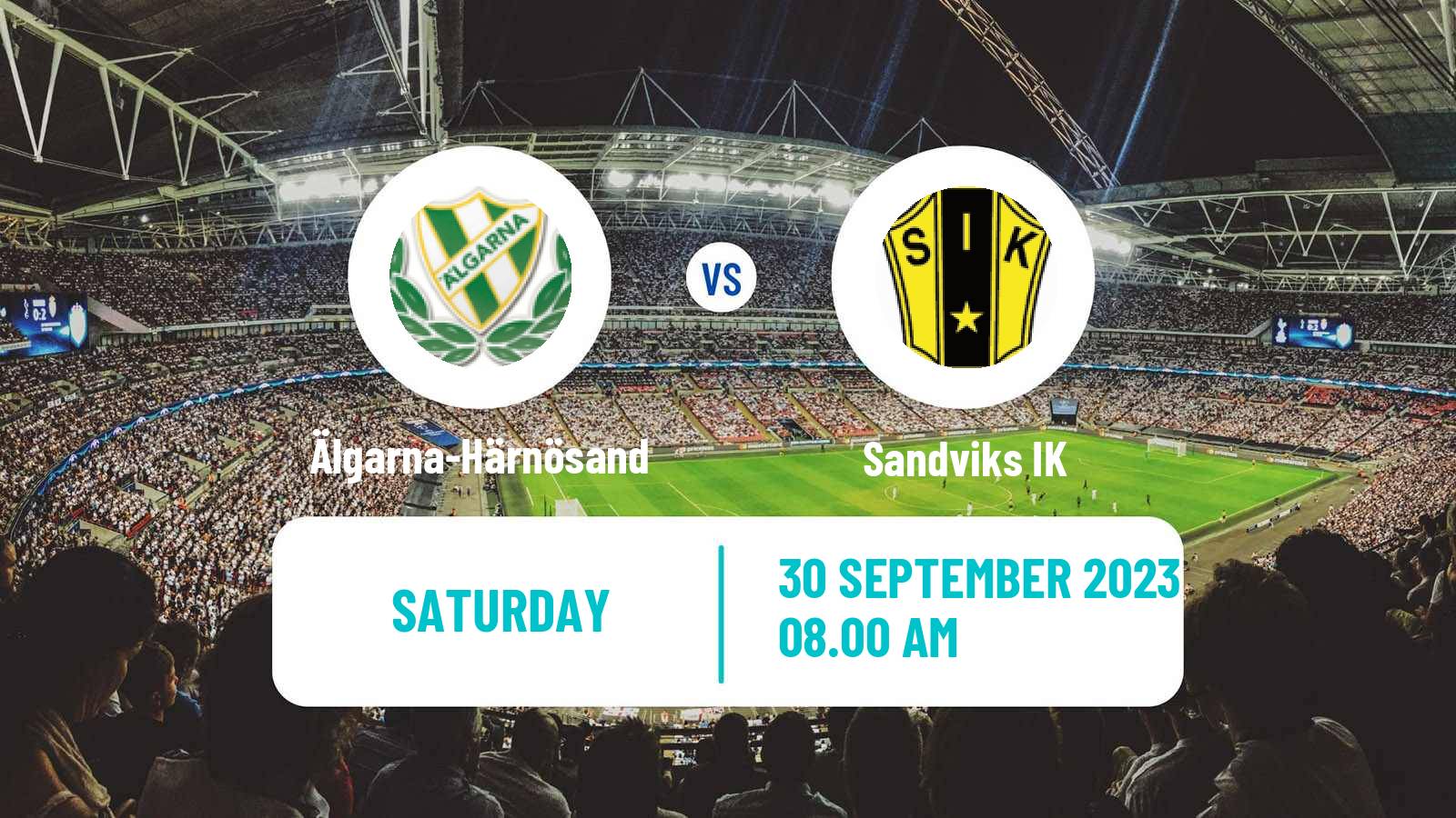 Soccer Swedish Division 2 - Norrland Älgarna-Härnösand - Sandvik