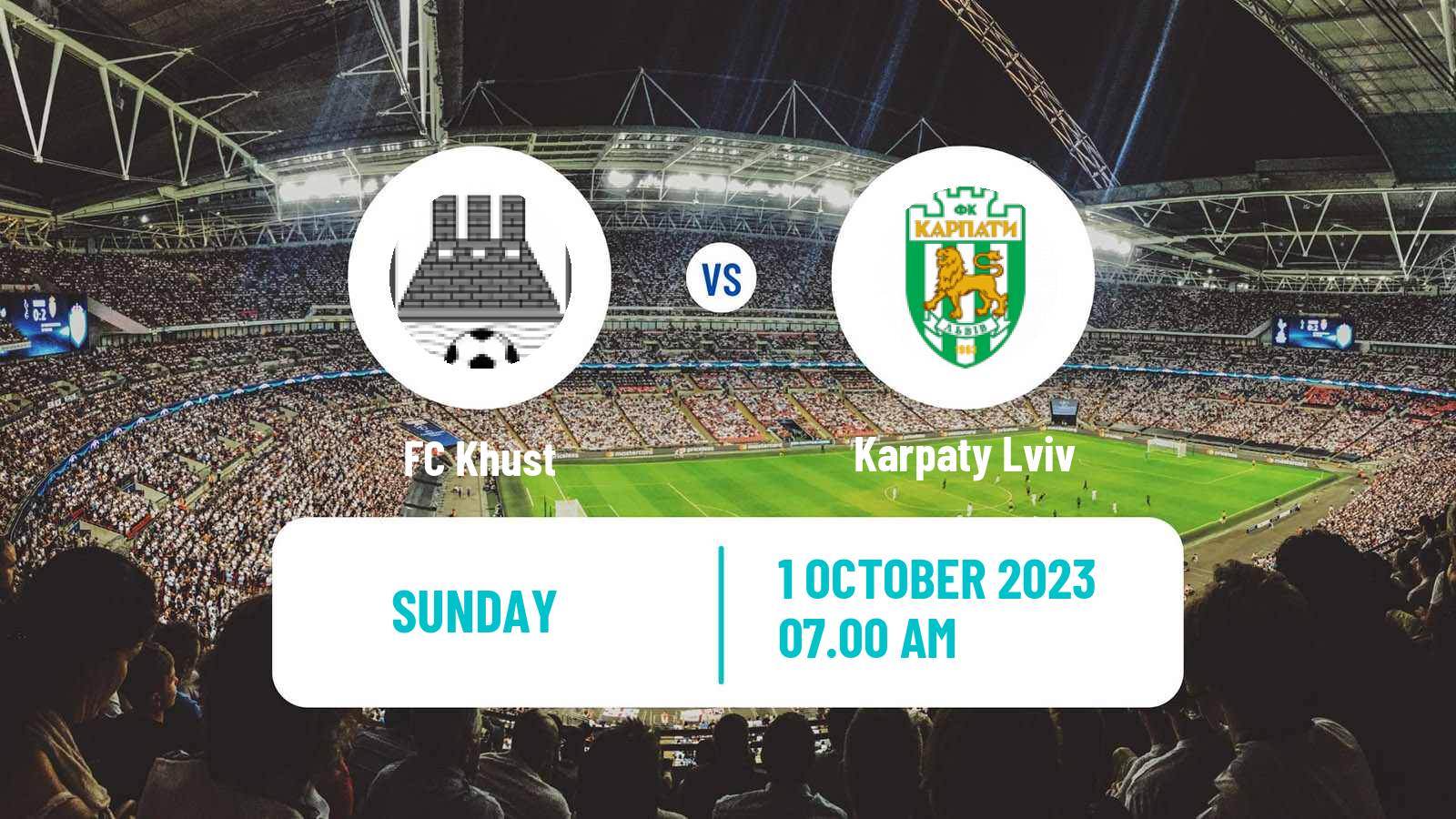 Soccer Ukrainian Persha Liga Khust - Karpaty Lviv