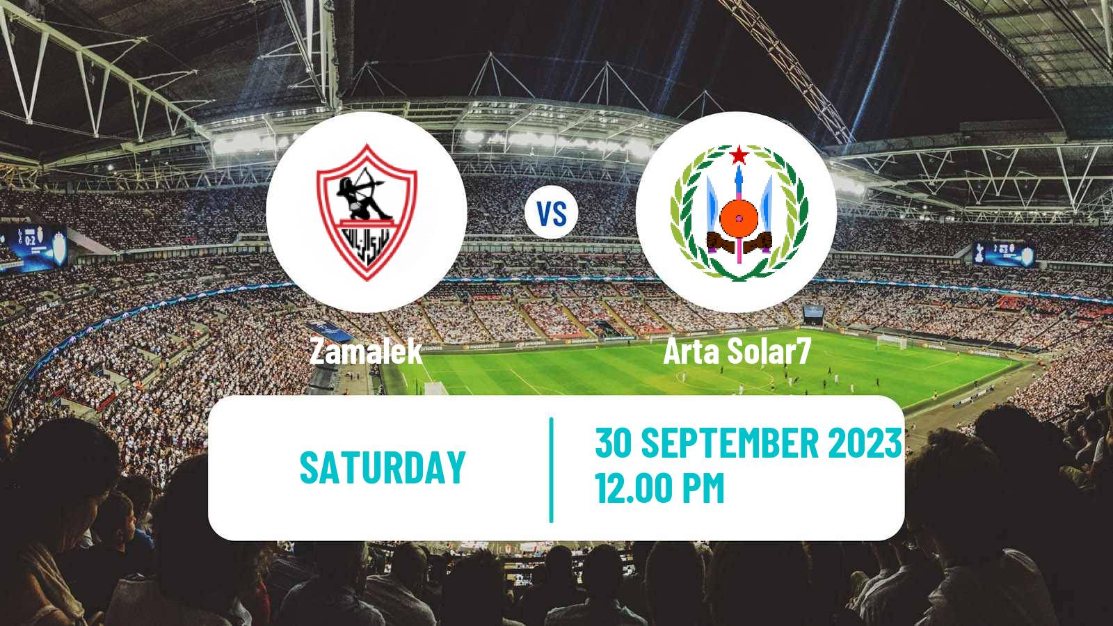 Soccer CAF Confederation Cup Zamalek - Arta Solar7