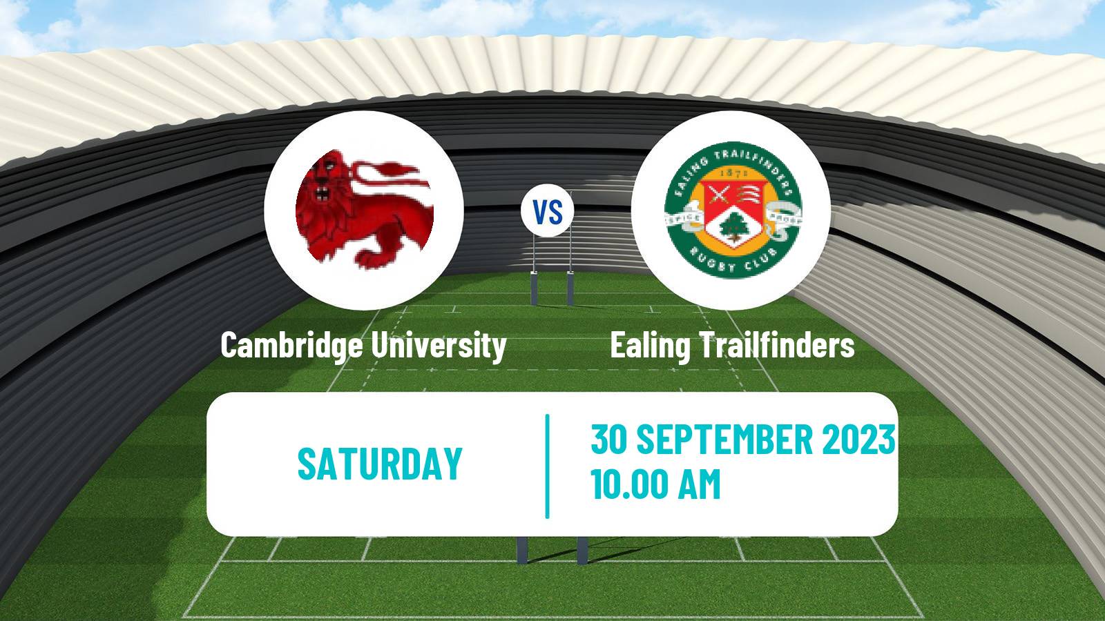Rugby union English Premiership Rugby Cup Cambridge University - Ealing Trailfinders