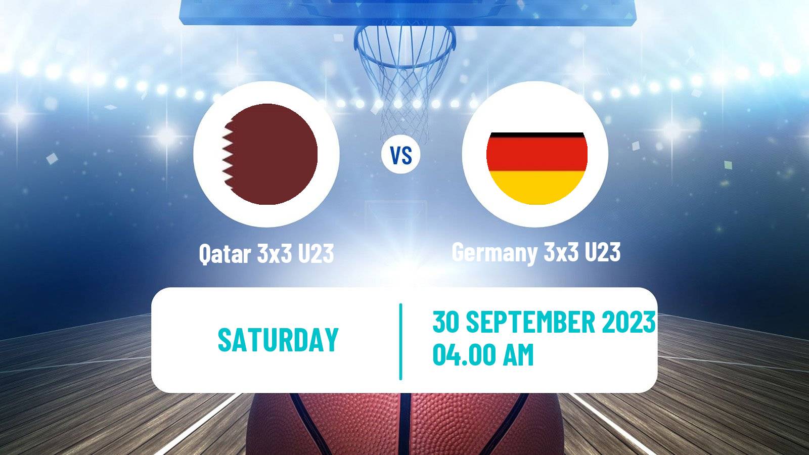 Basketball World Cup Basketball 3x3 U23 Qatar 3x3 U23 - Germany 3x3 U23