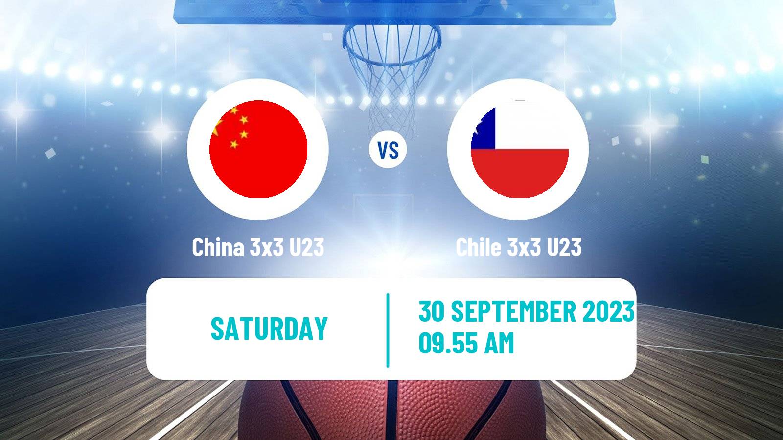 Basketball World Cup Basketball 3x3 U23 China 3x3 U23 - Chile 3x3 U23