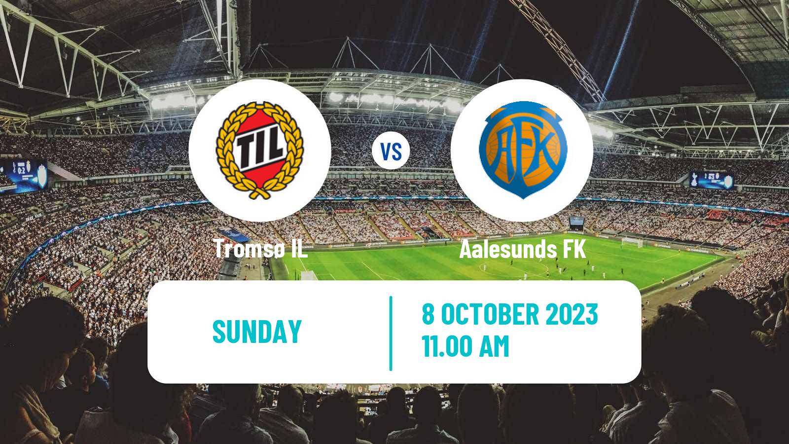 Soccer Norwegian Eliteserien Tromsø - Aalesunds