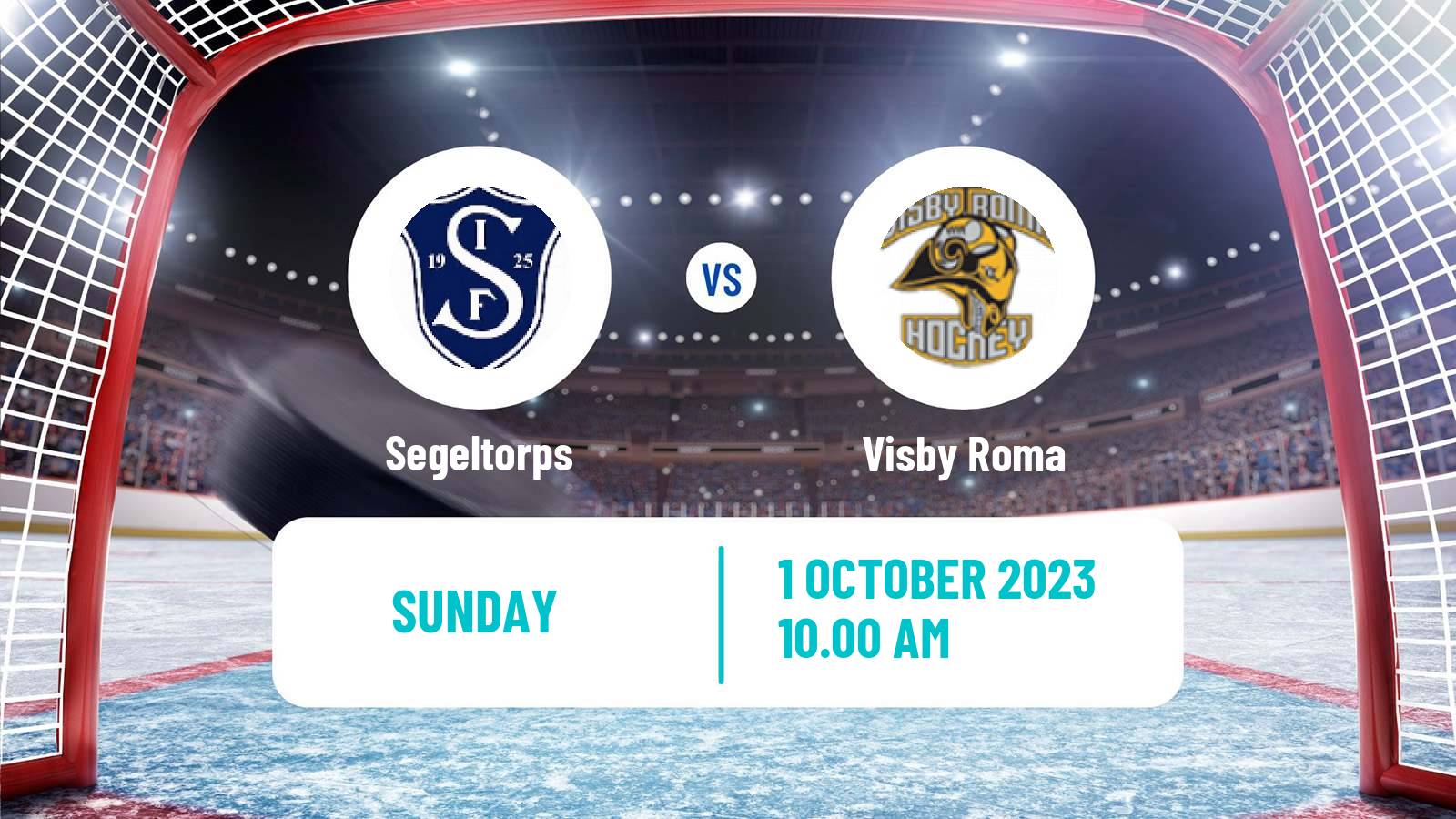 Hockey Swedish HockeyEttan Ostra Segeltorps - Visby Roma