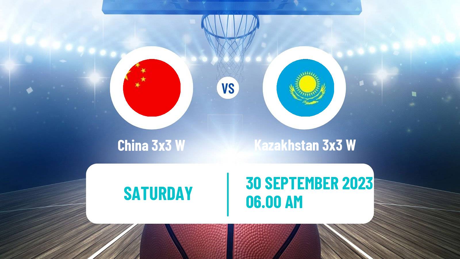 Basketball Asian Games Basketball 3x3 Women China 3x3 W - Kazakhstan 3x3 W