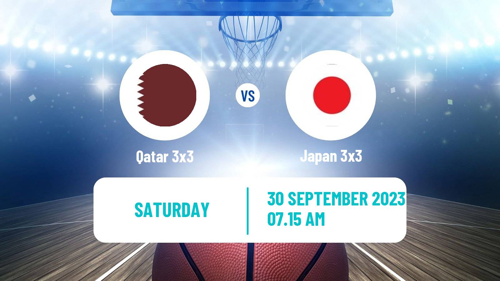 Basketball Asian Games Basketball 3x3 Qatar 3x3 - Japan 3x3