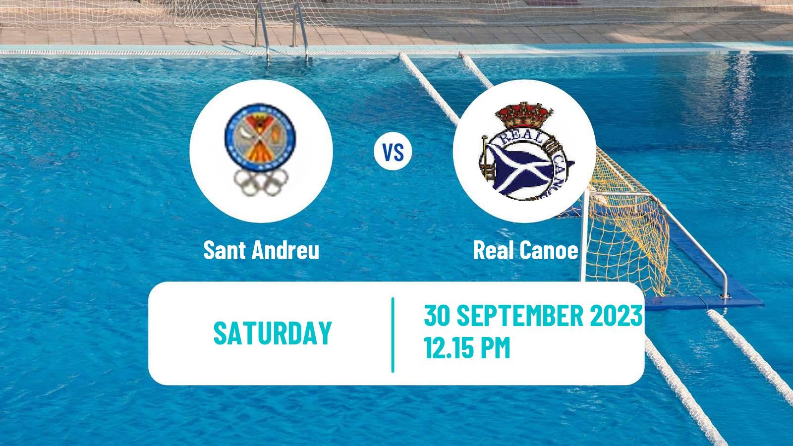 Water polo Spanish Liga Premaat Sant Andreu - Real Canoe