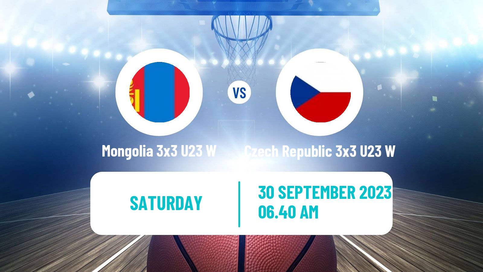 Basketball World Cup Basketball 3x3 U23 Women Mongolia 3x3 U23 W - Czech Republic 3x3 U23 W