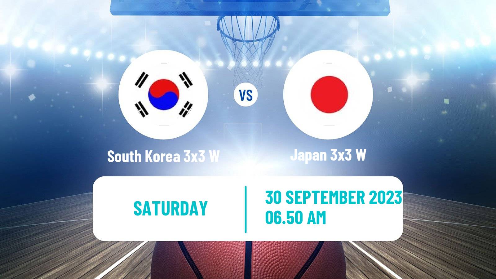 Basketball Asian Games Basketball 3x3 Women South Korea 3x3 W - Japan 3x3 W