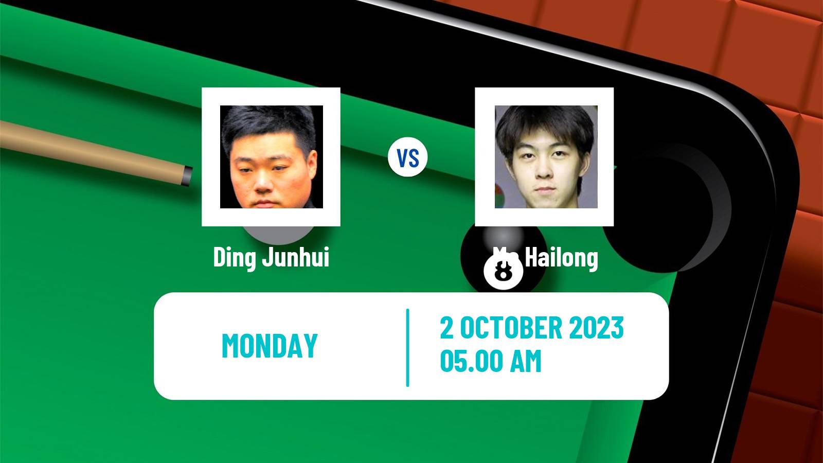 Snooker English Open Ding Junhui - Ma Hailong