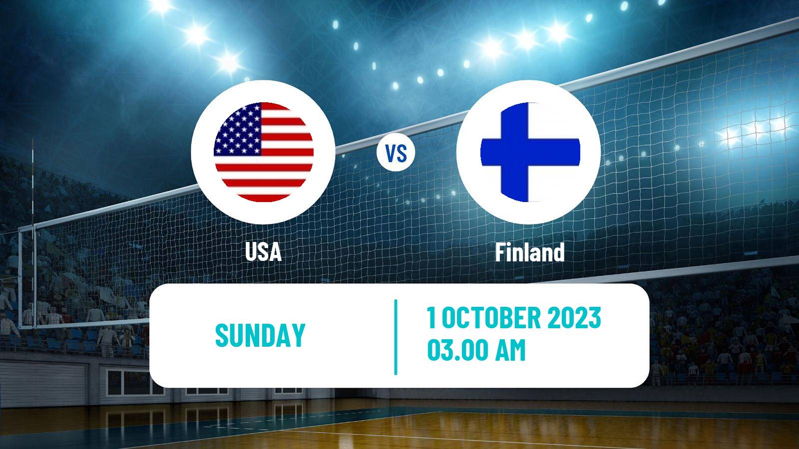 Volleyball Olympic Games - Volleyball USA - Finland