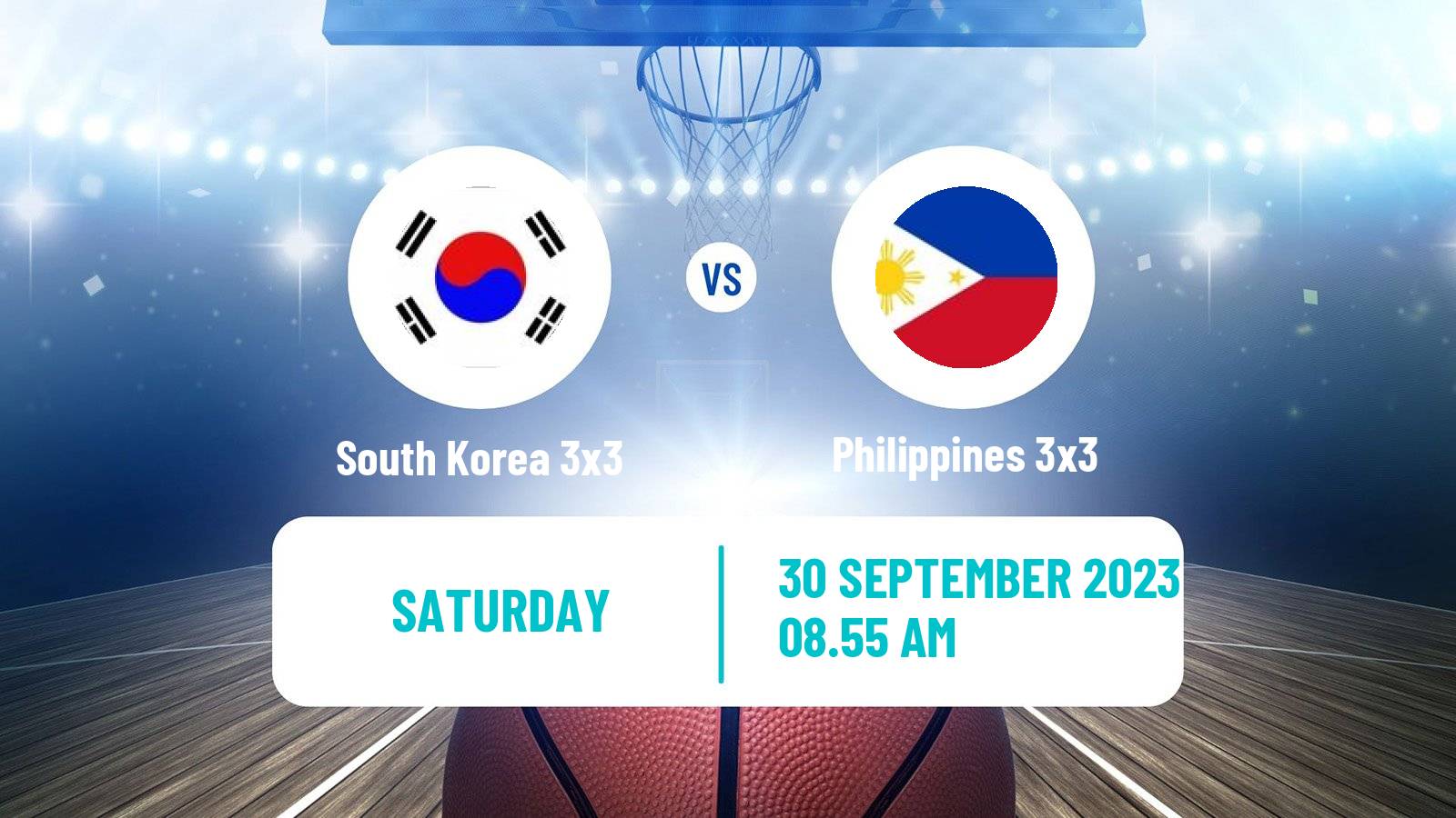 Basketball Asian Games Basketball 3x3 South Korea 3x3 - Philippines 3x3