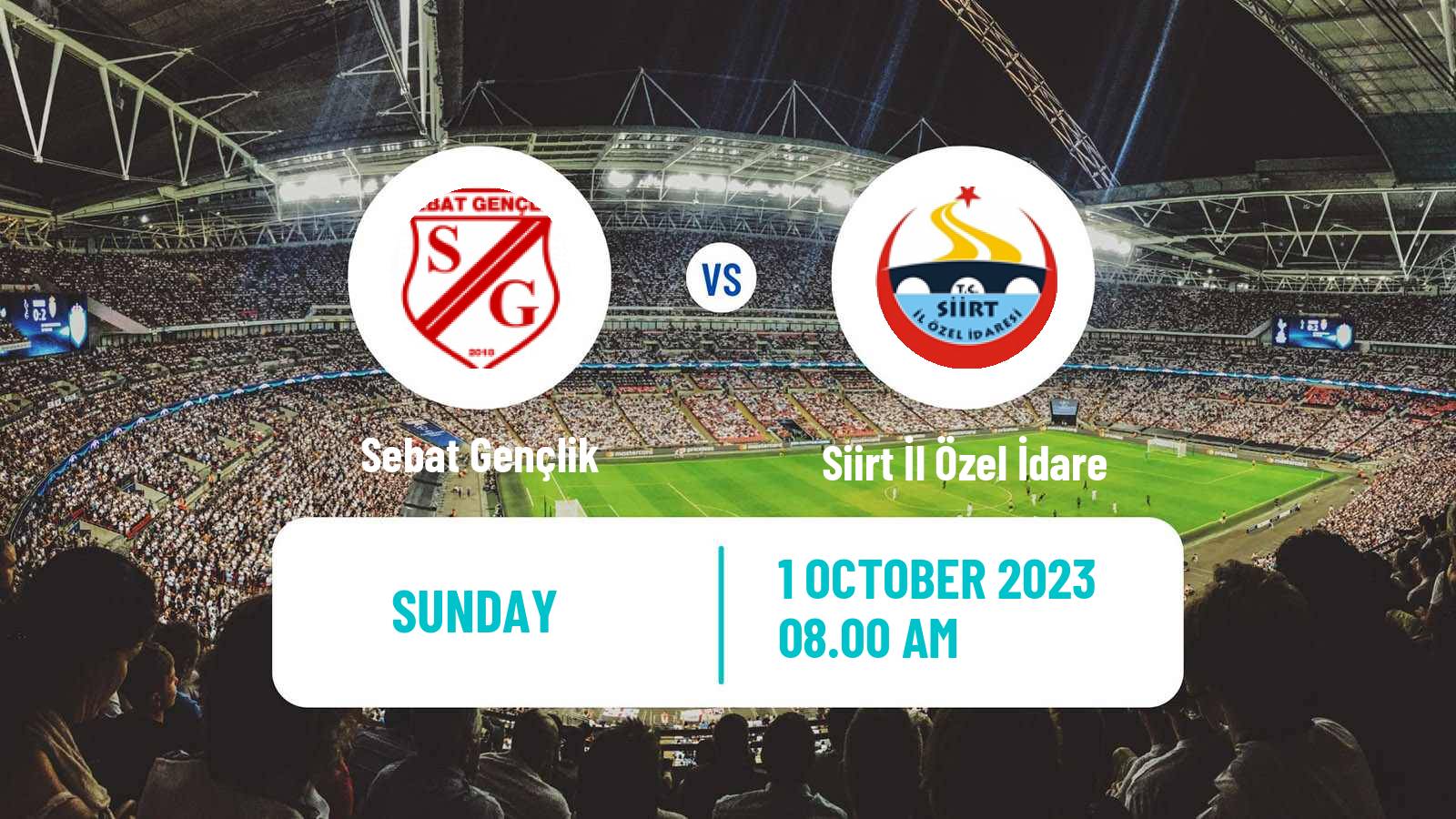 Soccer Turkish 3 Lig Group 4 Sebat Gençlik - Siirt İl Özel İdare