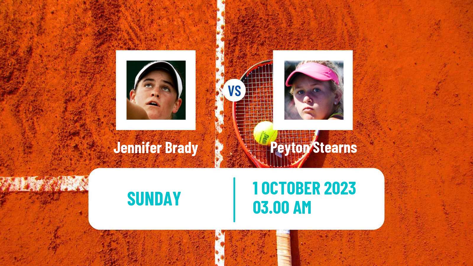 Tennis WTA Beijing Jennifer Brady - Peyton Stearns