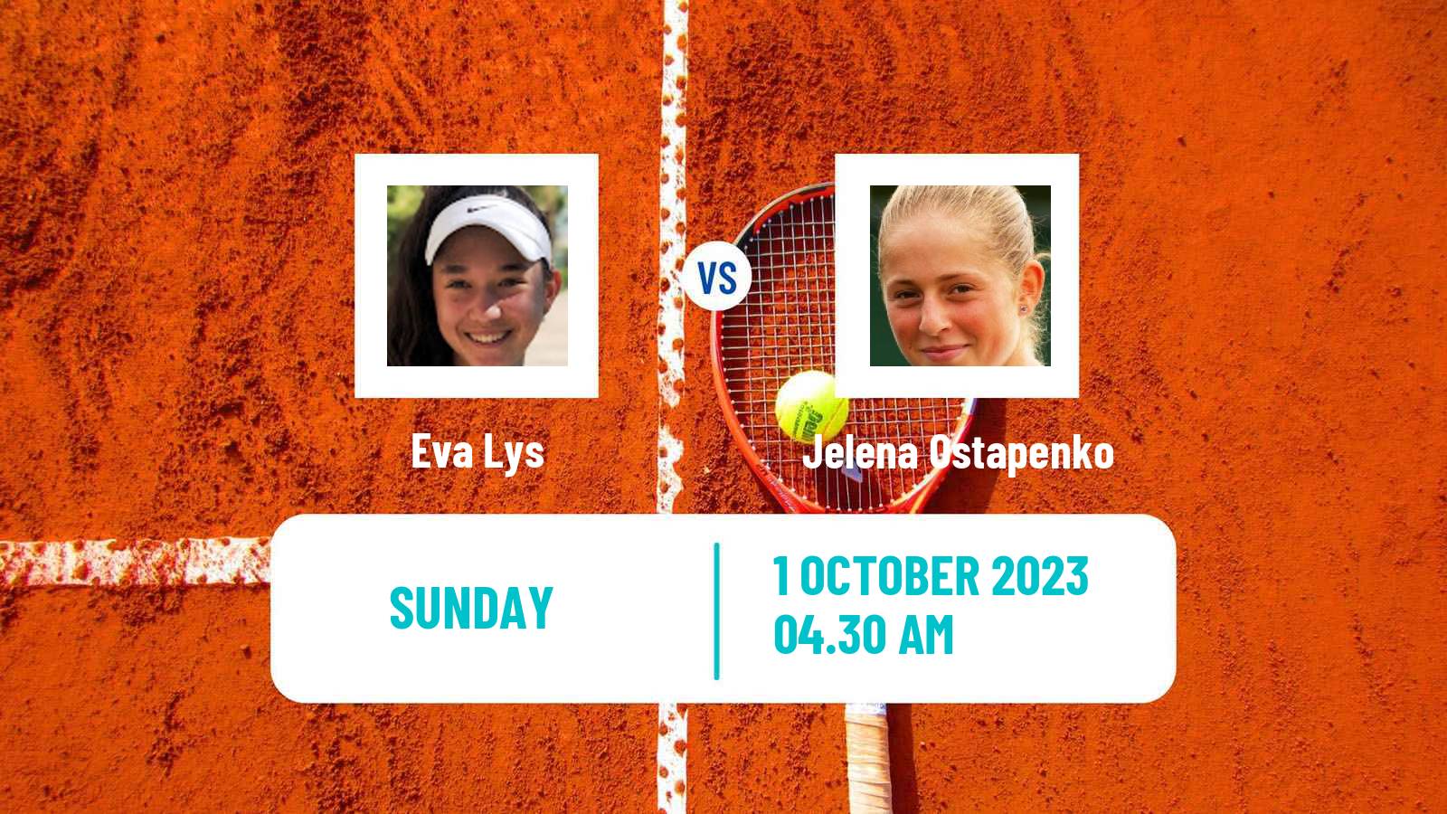 Tennis WTA Beijing Eva Lys - Jelena Ostapenko