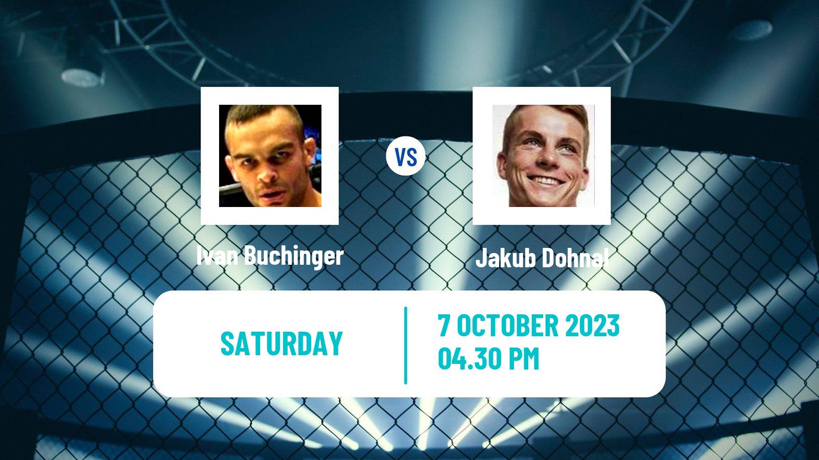 MMA Lightweight Oktagon Men Ivan Buchinger - Jakub Dohnal