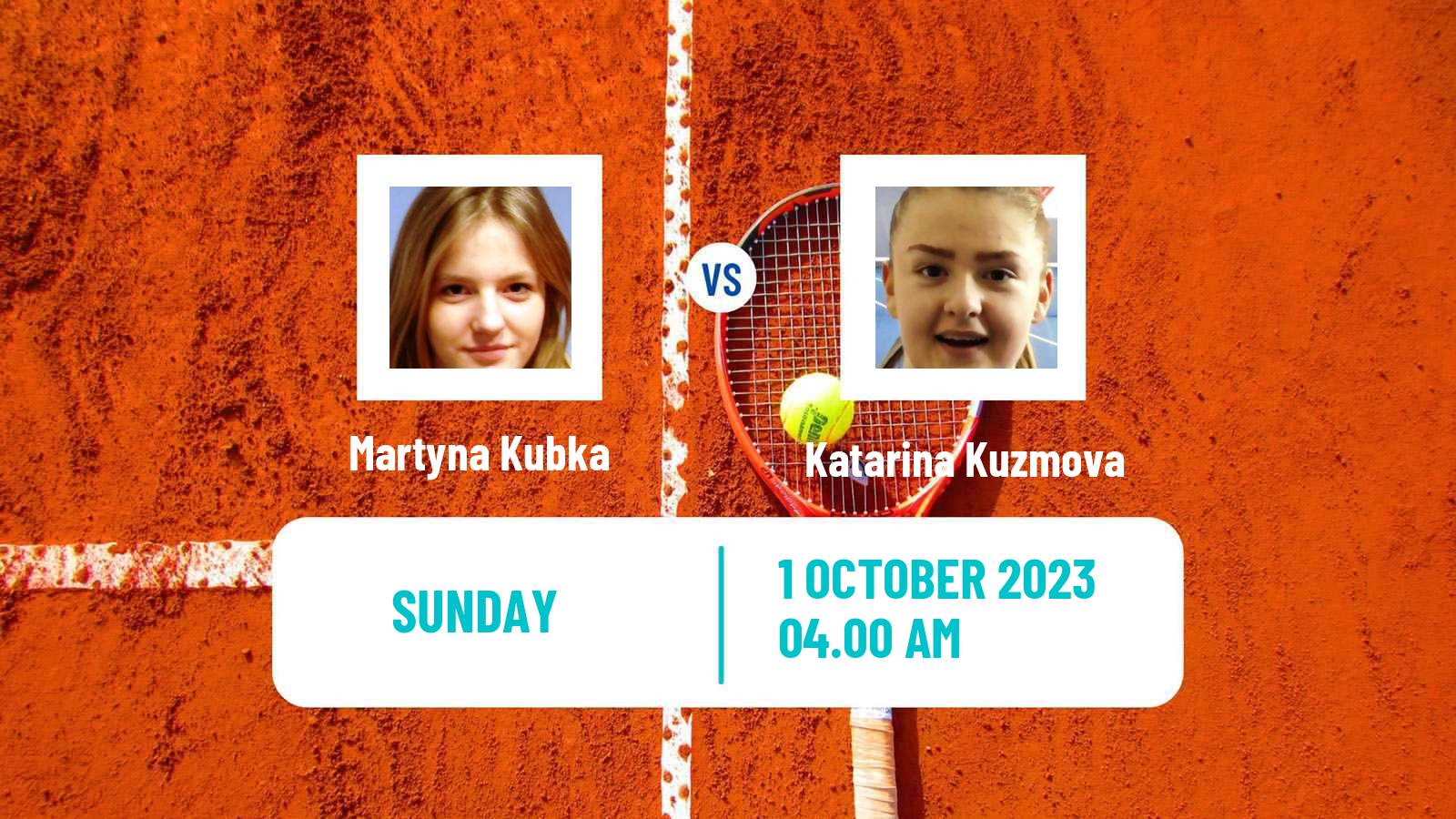 Tennis ITF W15 Sharm Elsheikh 12 Women Martyna Kubka - Katarina Kuzmova