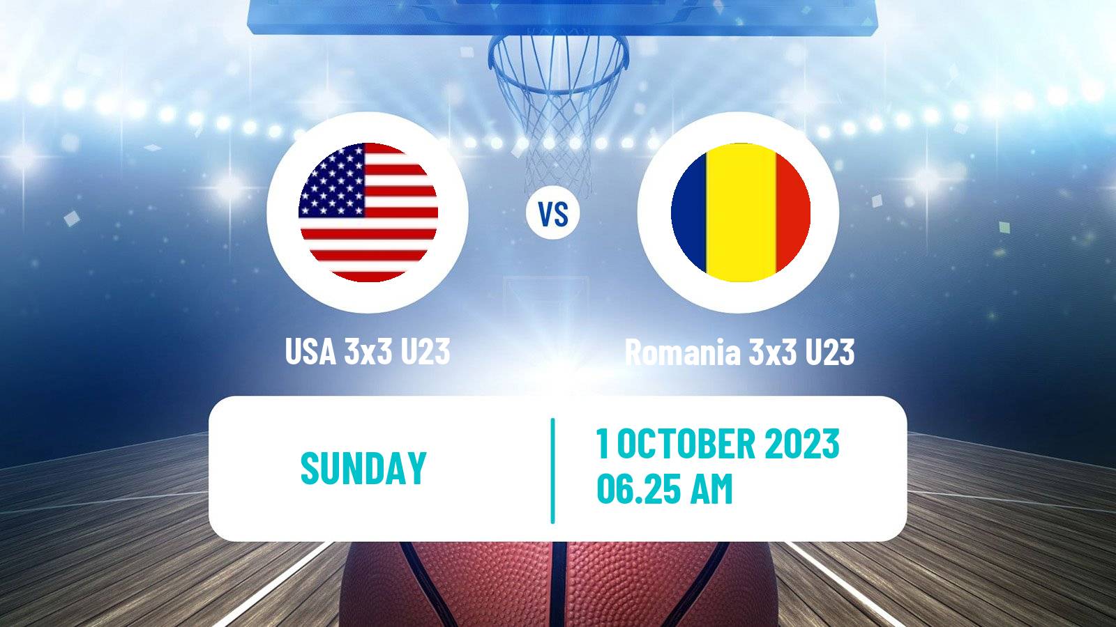 Basketball World Cup Basketball 3x3 U23 USA 3x3 U23 - Romania 3x3 U23