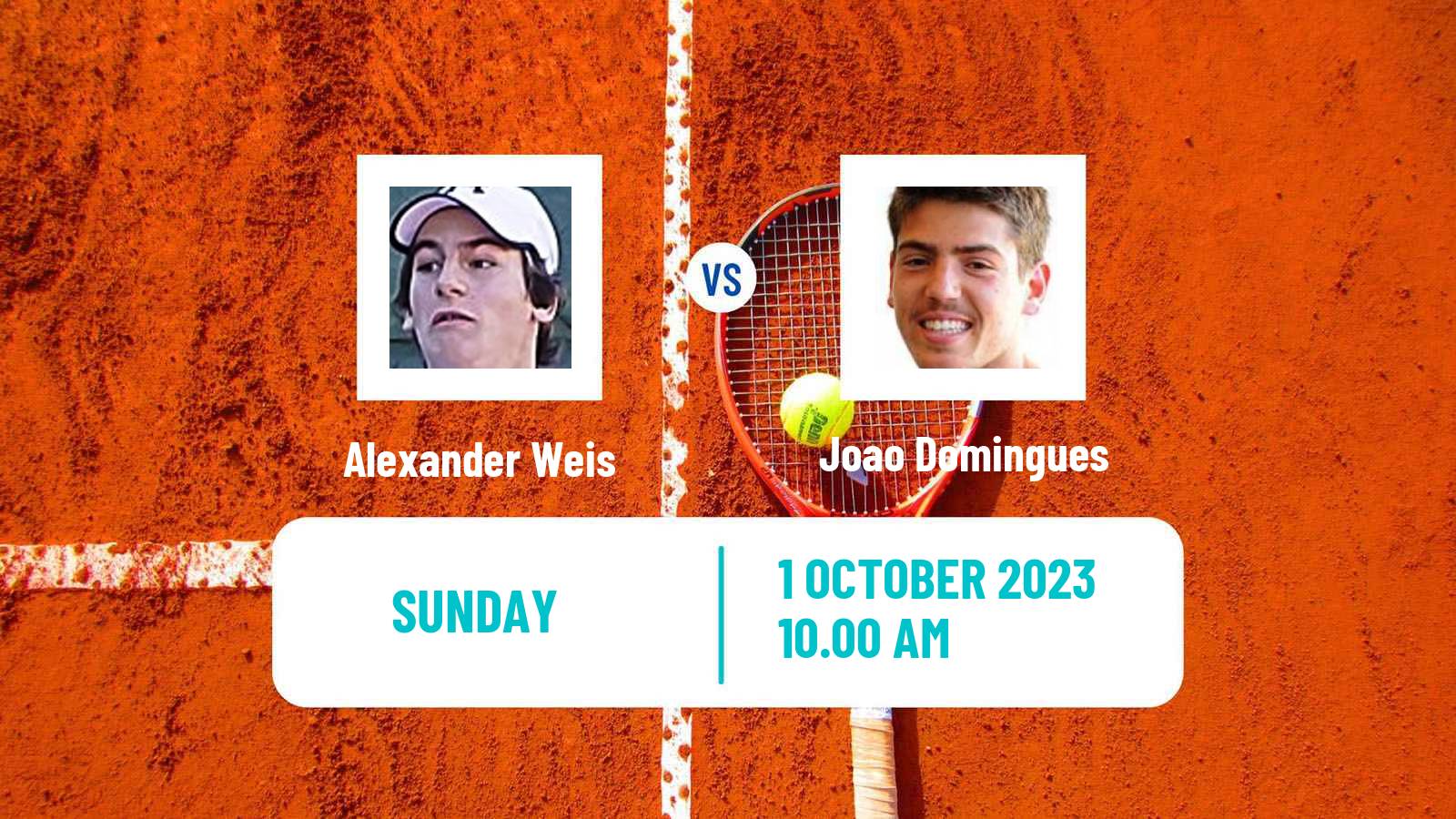 Tennis Lisbon Challenger Men Alexander Weis - Joao Domingues