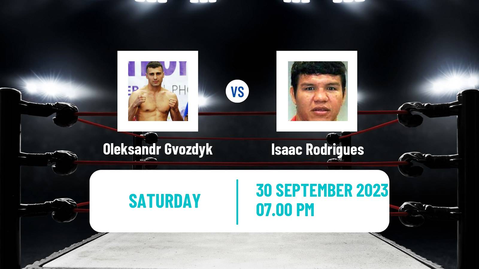 Boxing Light Heavyweight Men Others Matches Oleksandr Gvozdyk - Isaac Rodrigues