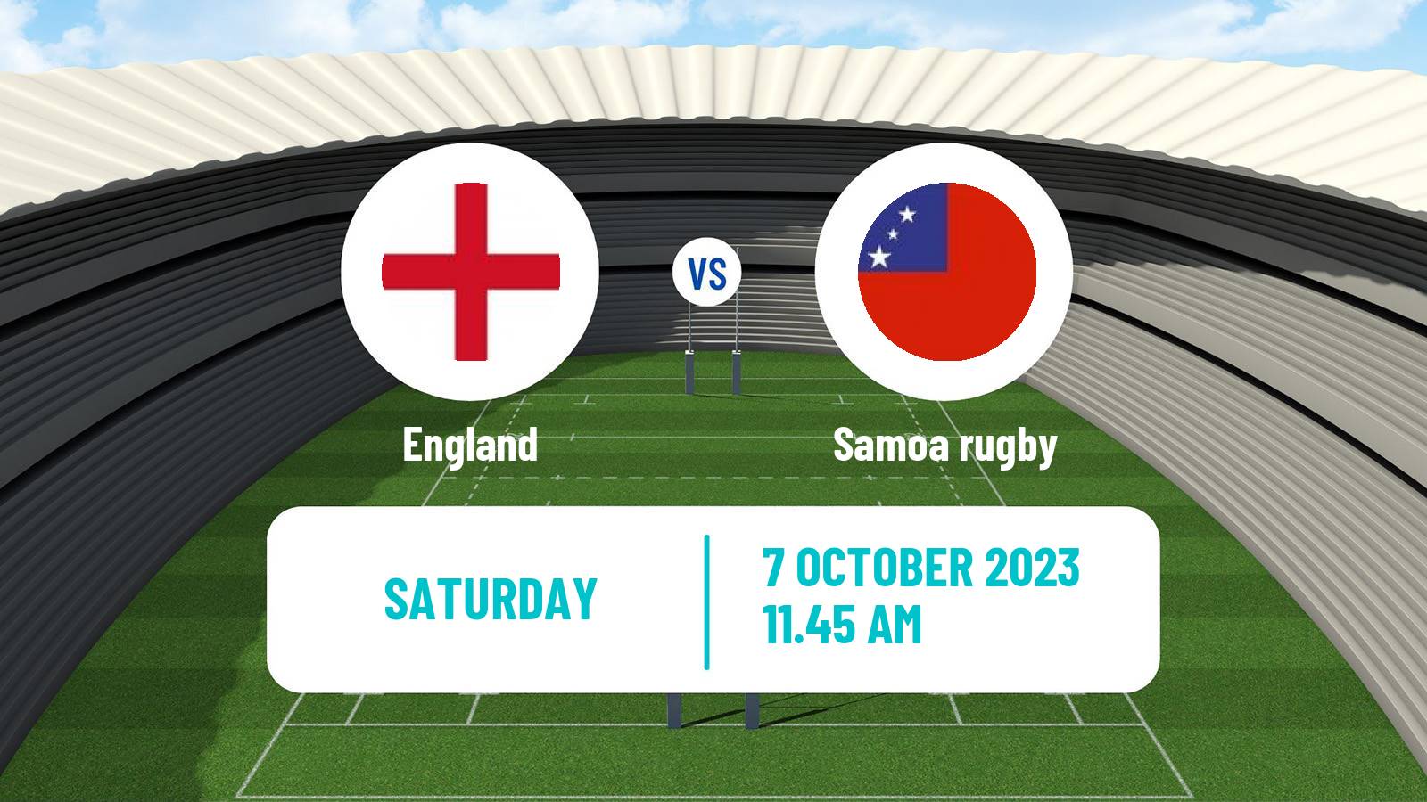 Rugby union Rugby World Cup England - Samoa