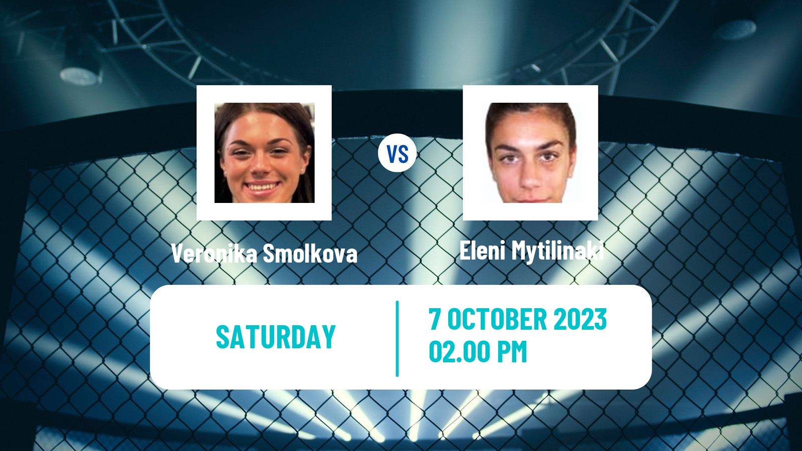 MMA Catchweight Oktagon Women Veronika Smolkova - Eleni Mytilinaki