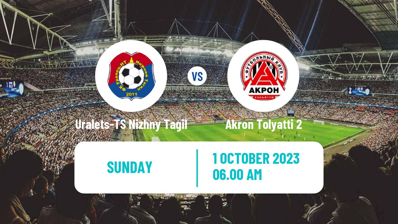 Soccer  FNL 2 Division B Group 4 Uralets-TS Nizhny Tagil - Akron Tolyatti 2