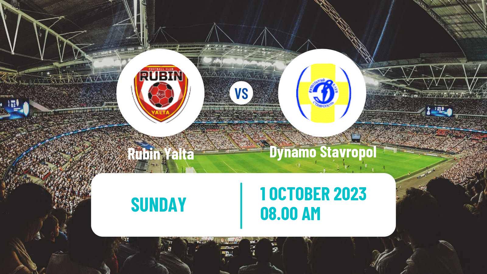 Soccer FNL 2 Division B Group 1 Rubin Yalta - Dynamo Stavropol