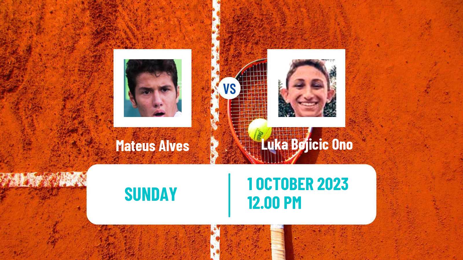 Tennis Campinas Challenger Men Mateus Alves - Luka Bojicic Ono