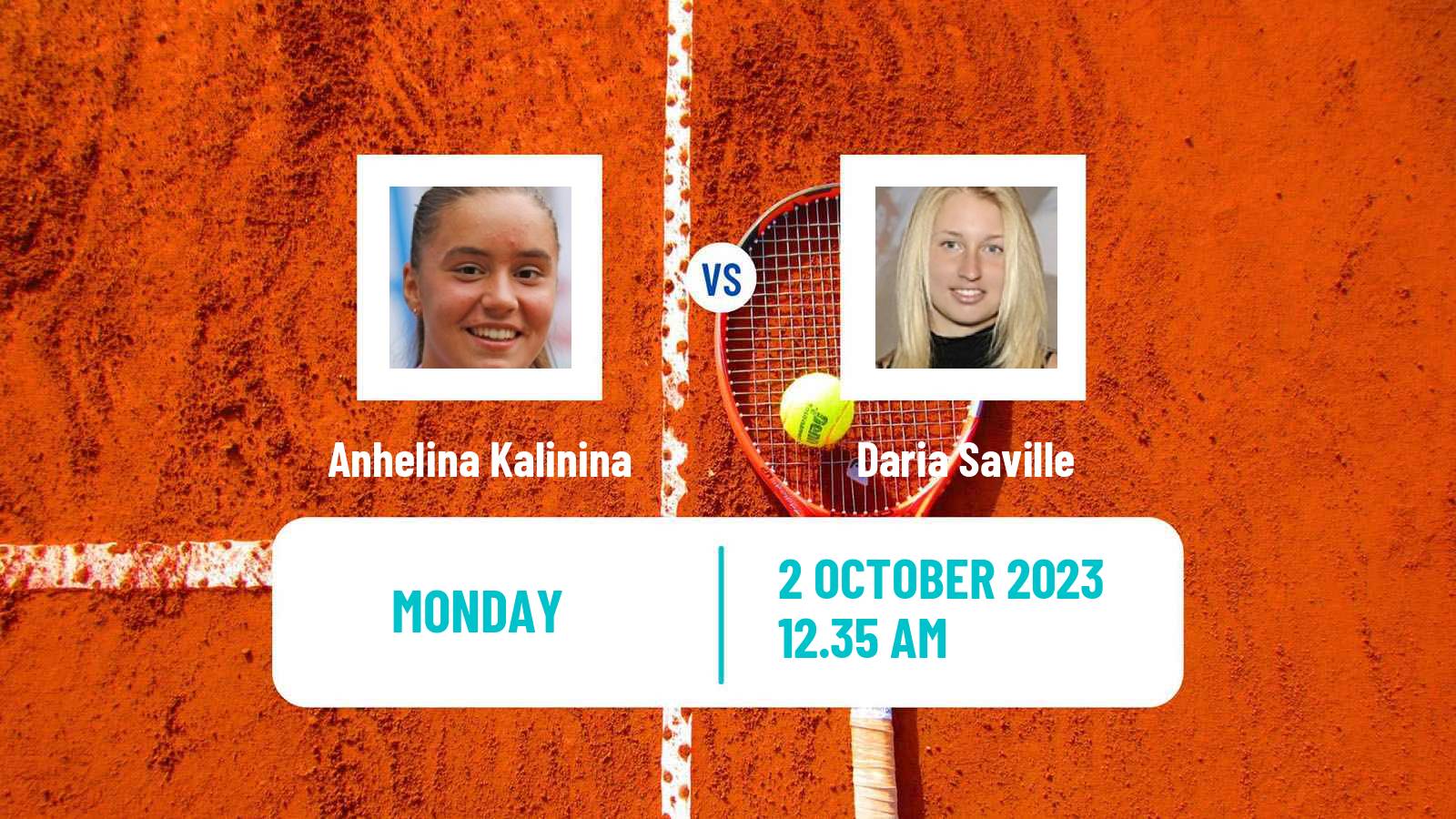 Tennis WTA Beijing Anhelina Kalinina - Daria Saville