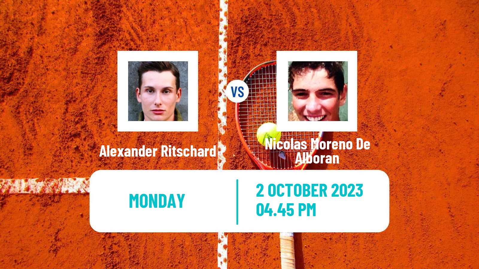 Tennis Tiburon Challenger Men Alexander Ritschard - Nicolas Moreno De Alboran