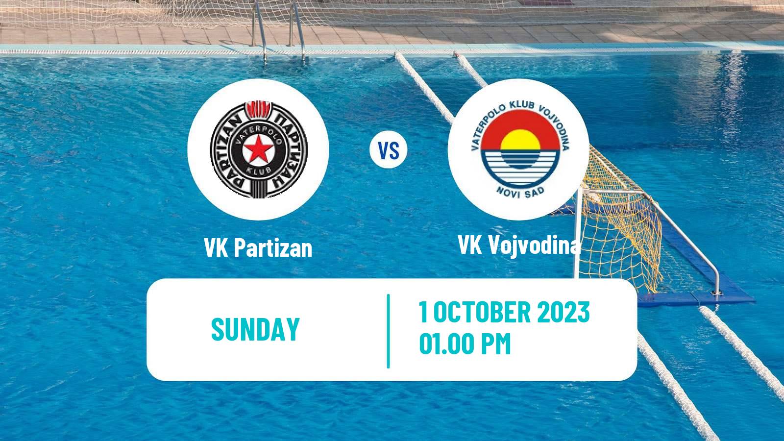 Water polo Serbian Super Liga Water Polo Partizan - Vojvodina