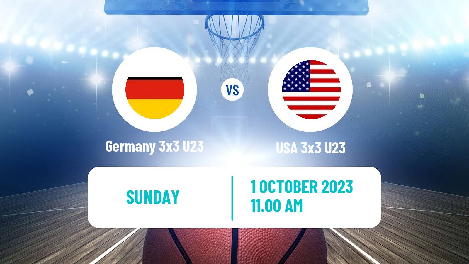 Basketball World Cup Basketball 3x3 U23 Germany 3x3 U23 - USA 3x3 U23