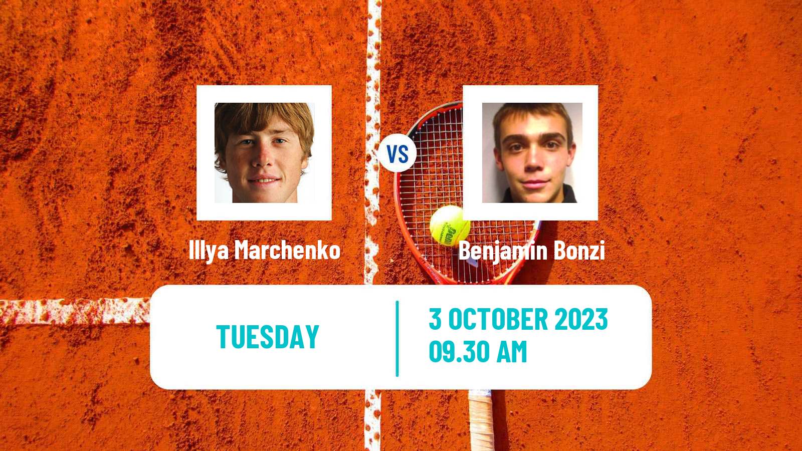 Tennis Mouilleron Le Captif Challenger Men Illya Marchenko - Benjamin Bonzi