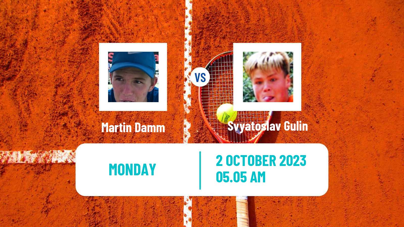 Tennis Alicante Challenger Men Martin Damm - Svyatoslav Gulin