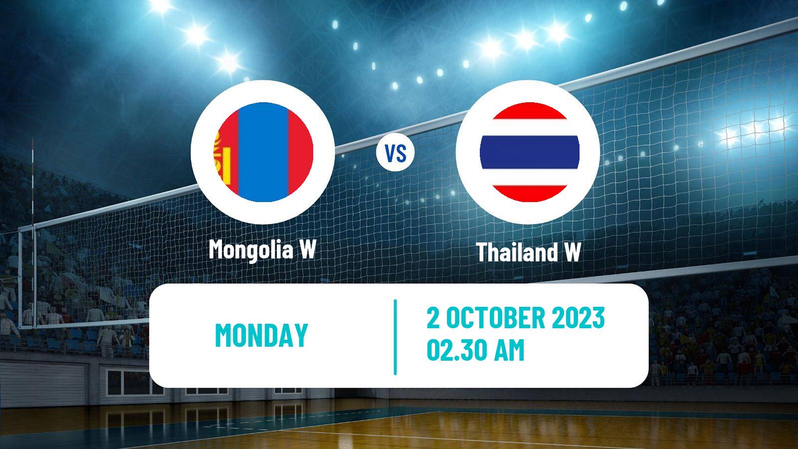 Volleyball Asian Games Volleyball Women Mongolia W - Thailand W