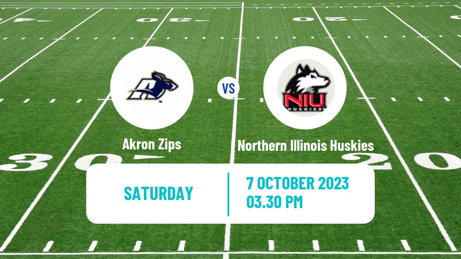 American football NCAA College Football Akron Zips - Northern Illinois Huskies