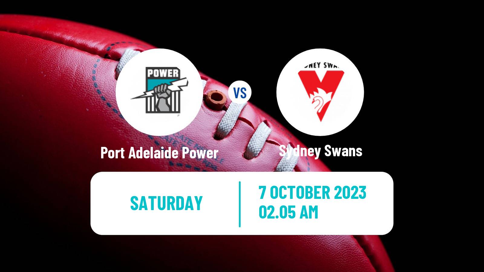 Aussie rules AFL Women Port Adelaide Power - Sydney Swans