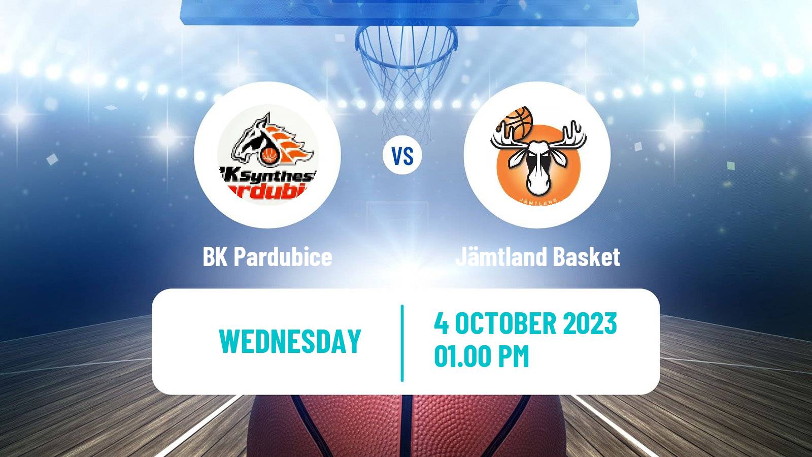 Basketball FIBA Europe Cup Pardubice - Jämtland Basket