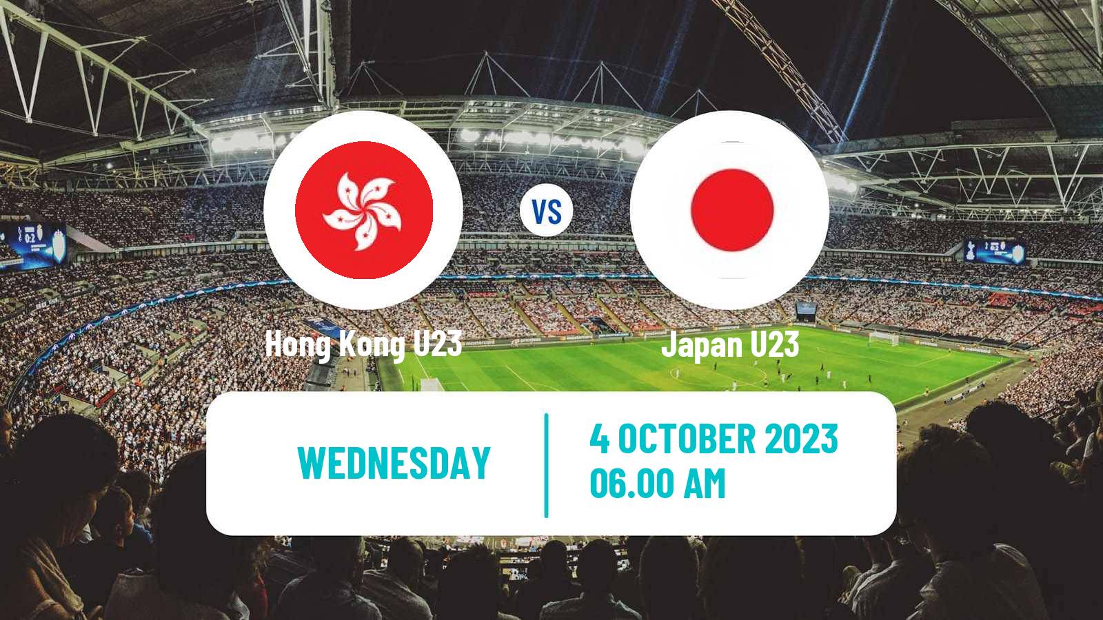 Soccer Asian Games Football Hong Kong U23 - Japan U23