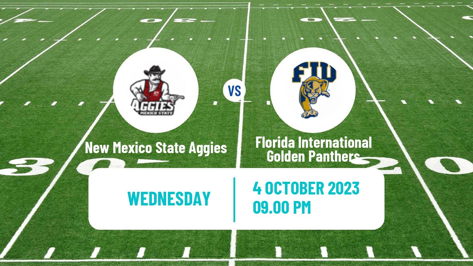 American football NCAA College Football New Mexico State Aggies - Florida International Golden Panthers