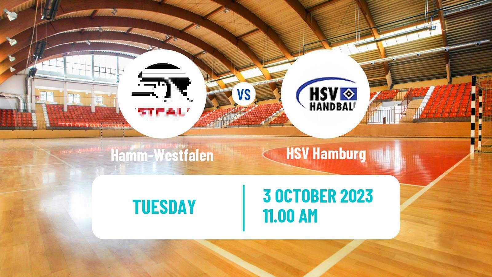 Handball German DHB Pokal Hamm-Westfalen - HSV Hamburg