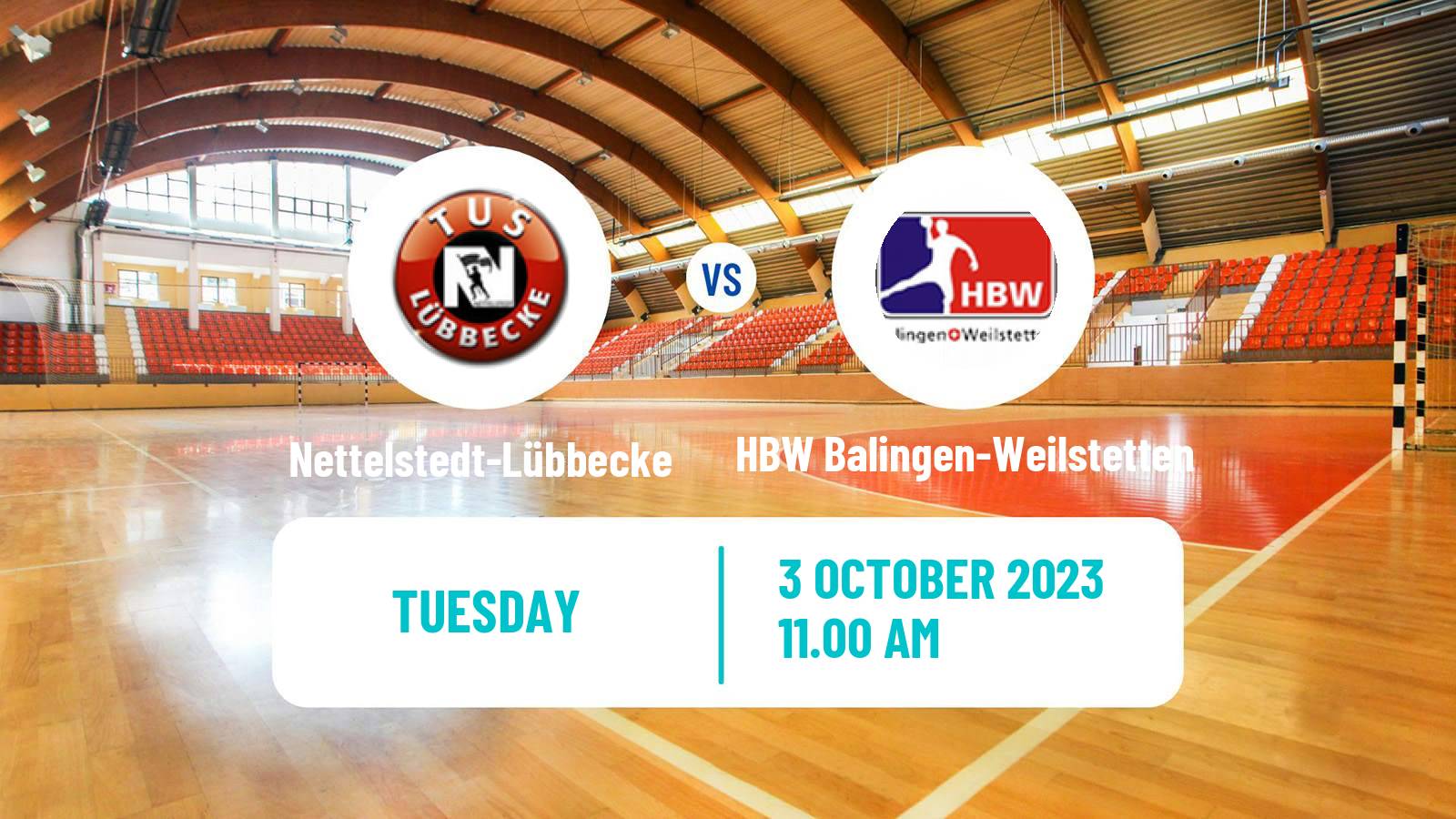 Handball German DHB Pokal Nettelstedt-Lübbecke - HBW Balingen-Weilstetten