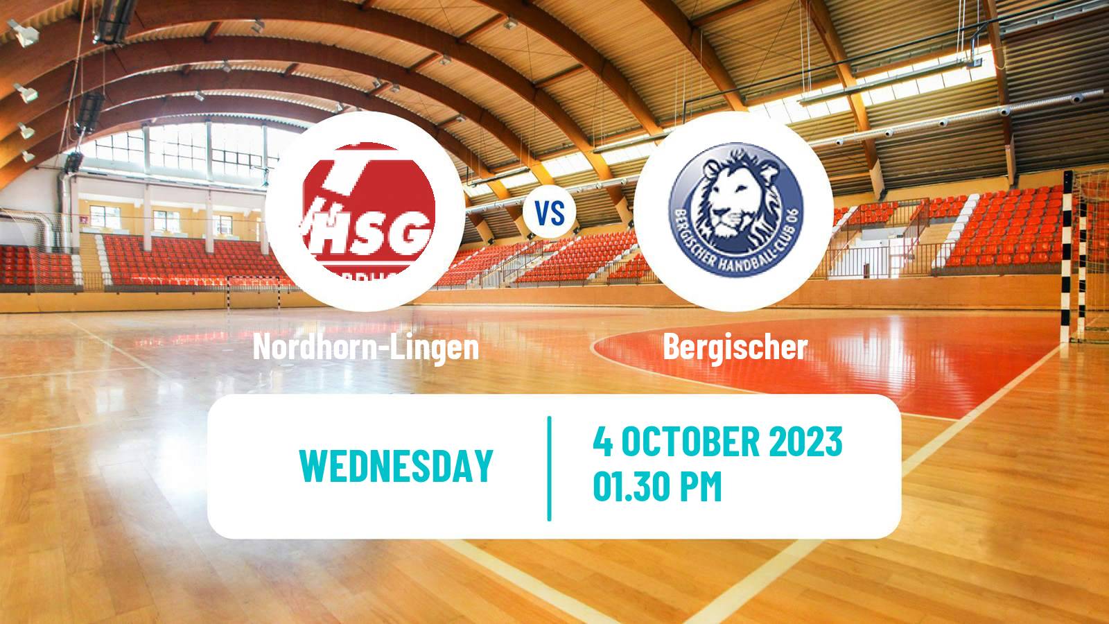 Handball German DHB Pokal Nordhorn-Lingen - Bergischer