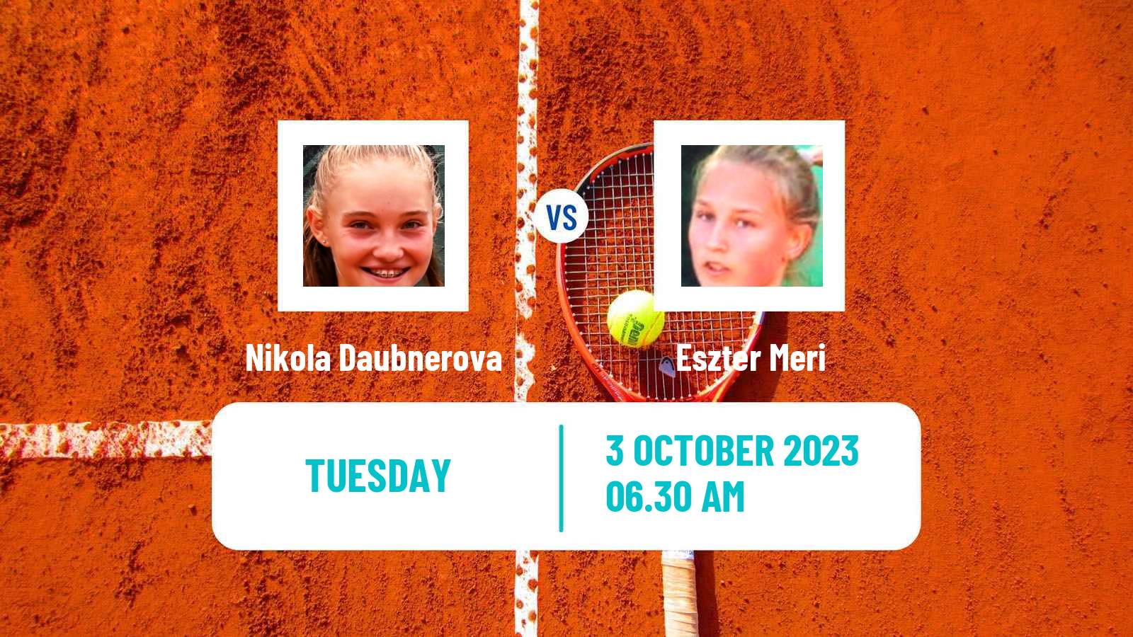 Tennis ITF W15 Bad Waltersdorf Women Nikola Daubnerova - Eszter Meri