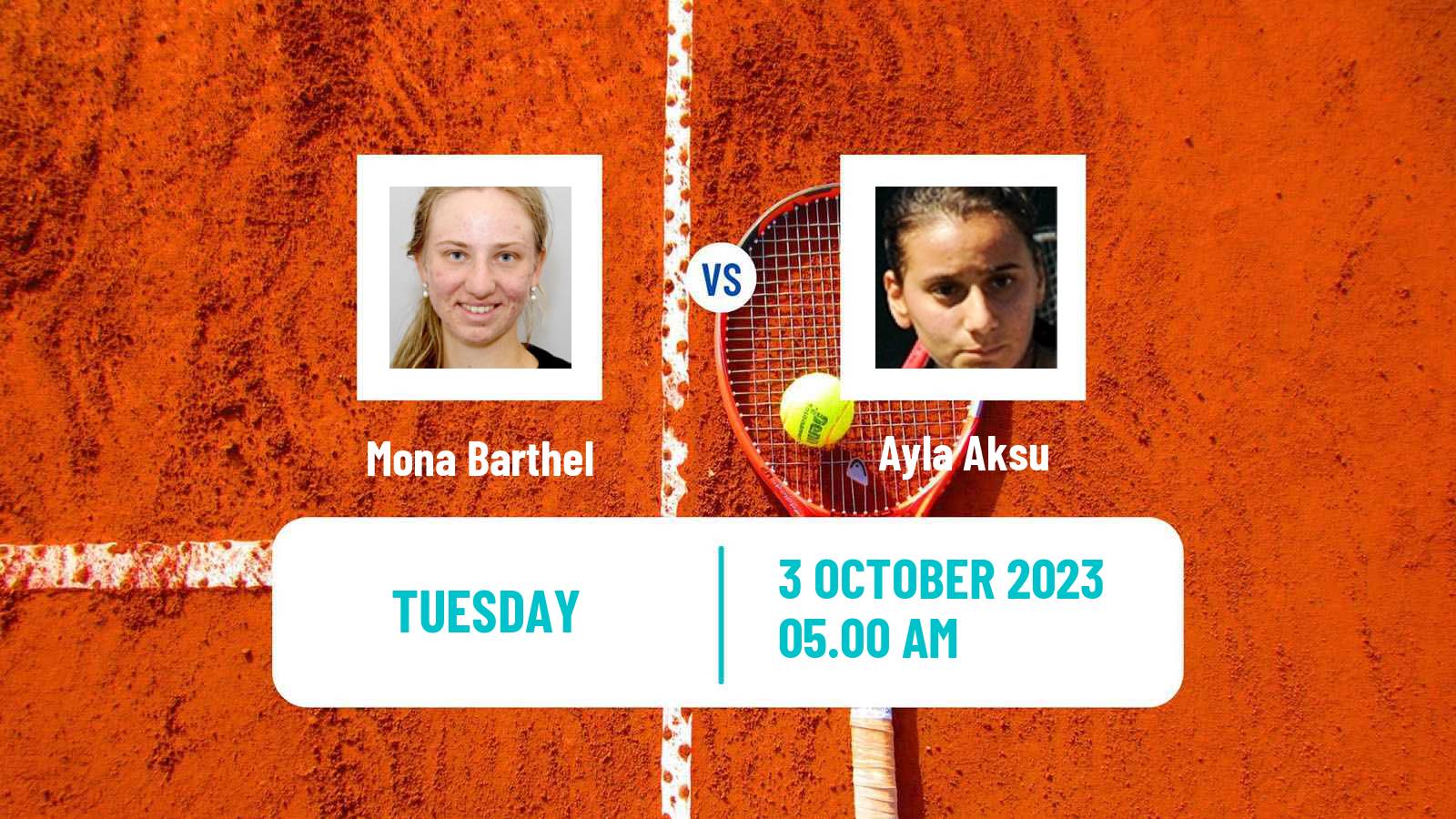 Tennis ITF W25 Reims Women Mona Barthel - Ayla Aksu