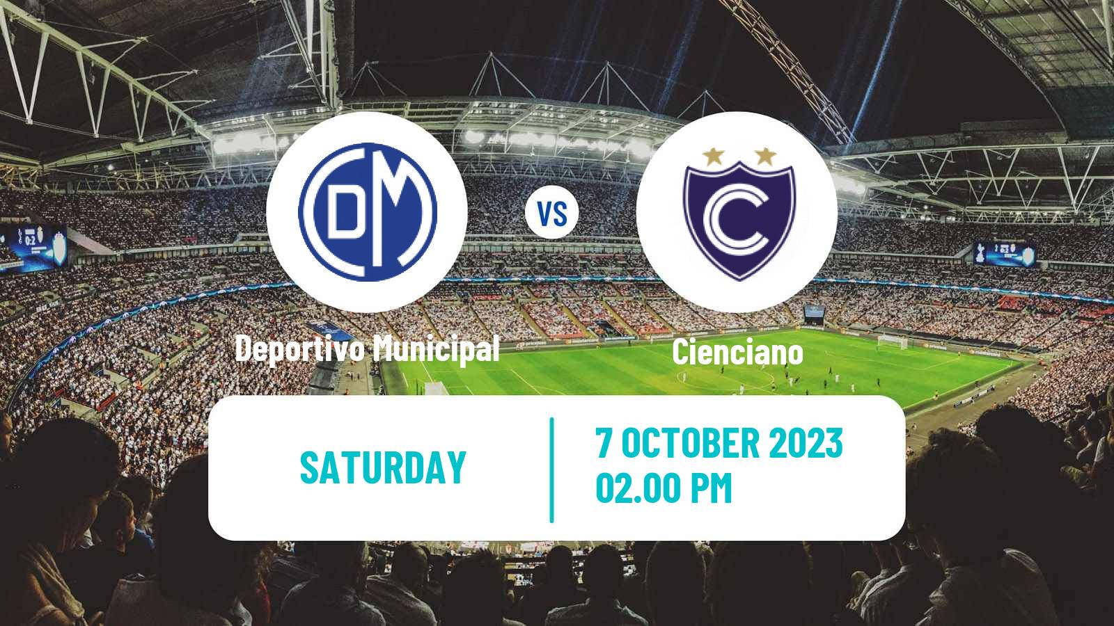 Soccer Peruvian Liga 1 Deportivo Municipal - Cienciano