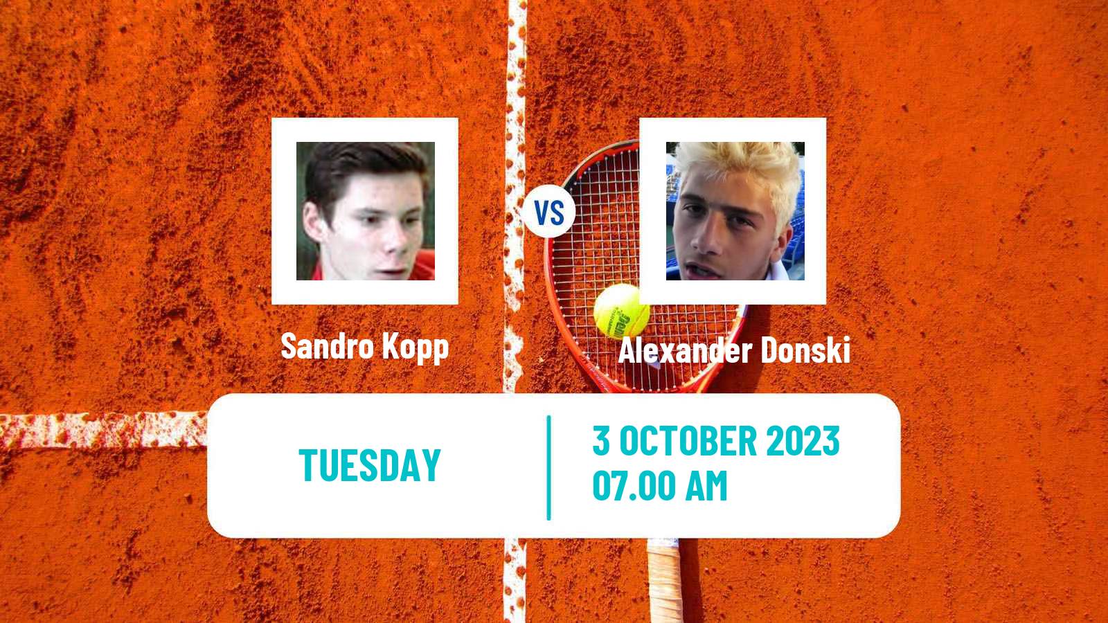 Tennis ITF M25 Pazardzhik 2 Men Sandro Kopp - Alexander Donski